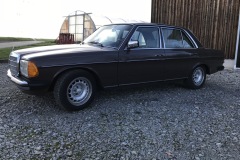 Mercedes-Benz W123 300D Oldtimer seitlich | Mercedes-Benz W123 300D Oldtimer | Klassischer Luxuswagen der Baureihe W123