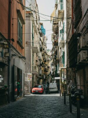A Street with Parked Cars
